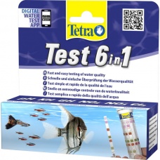 Tetra Test 6in1 набор полосок-тестов для быстрой проверки показателей качества воды